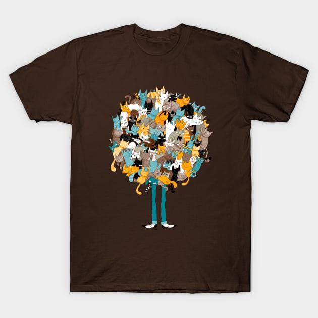 Catnip man T-Shirt by Luka Va